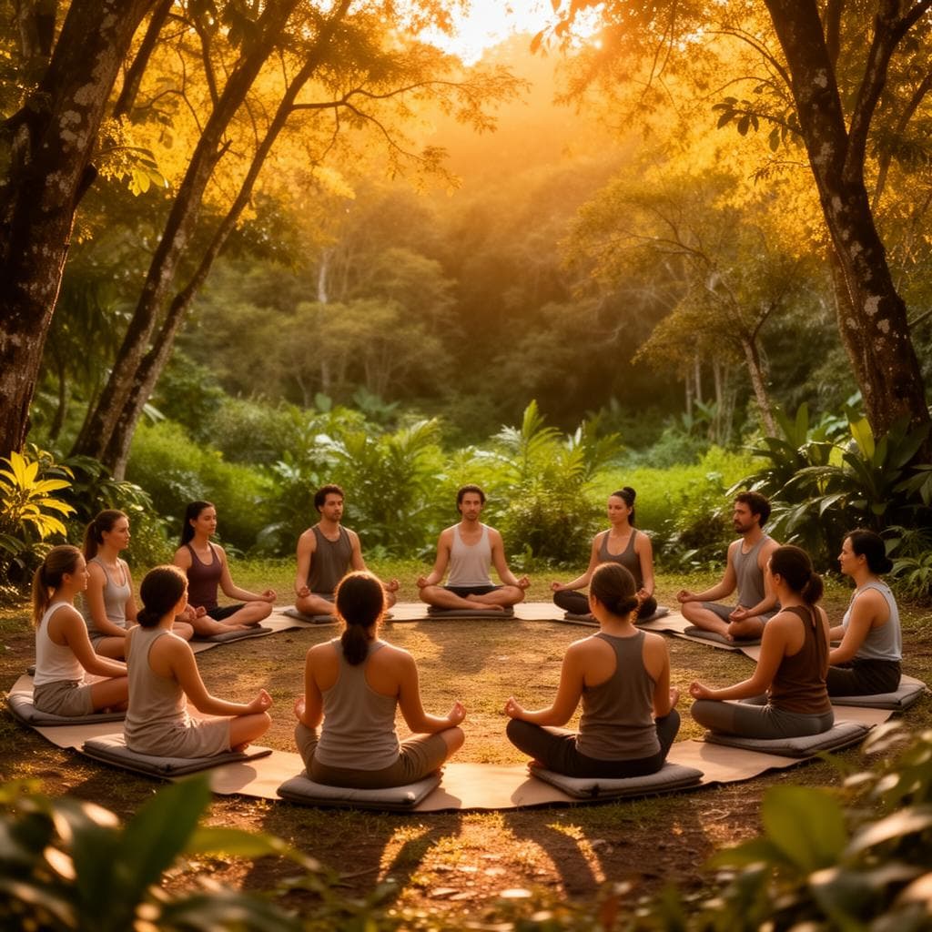 Wellness retreat in nature
